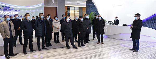 北京市代表团莅临太阳集团tyc9728公司参观调研
